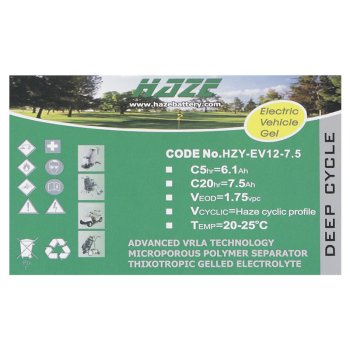 akumulator żelowy 12V 7,5Ah GEL